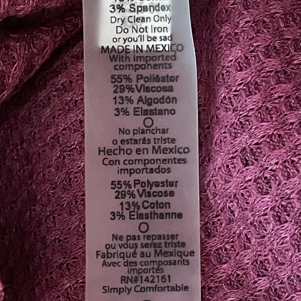 LuLaRoe Cici dress, deep pink, off the shoulder - Picture 6 of 7